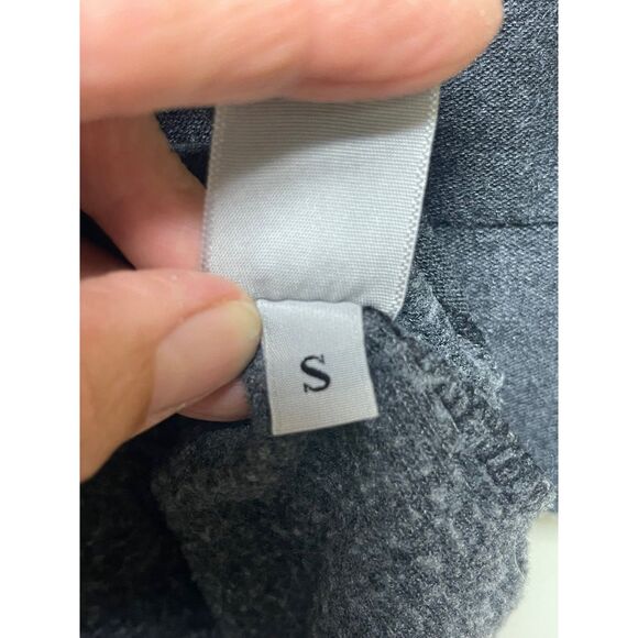 good hYOUman V-Neck Graphic Sweatshirt Charcoal Gray, Sz S - Picture 5 of 5